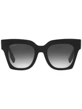 Солнцезащитные очки Kitty Burberry Eyewear, черный