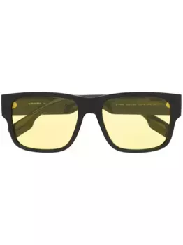 Солнцезащитные очки Knight в квадратной оправе Burberry Eyewear, черный