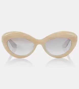 Солнцезащитные очки «кошачий глаз» 1968c из коллаборации с oliver peoples Khaite, белый