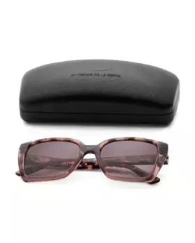 Солнцезащитные очки «кошачий глаз» 52 мм Oscar De La Renta, черный