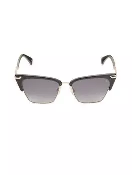 Солнцезащитные очки «кошачий глаз» 53MM Rag & Bone, серый