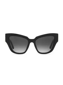 Солнцезащитные очки «кошачий глаз» 54 мм DOLCE&GABBANA, черный