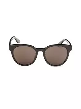 Солнцезащитные очки «кошачий глаз» 56MM Saint Laurent, черный