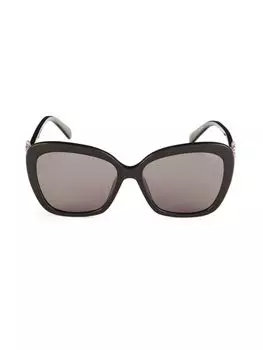 Солнцезащитные очки «кошачий глаз» 58MM Emilio Pucci, черный