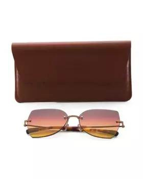 Солнцезащитные очки «кошачий глаз» 60 мм Missoni, цвет Gold Multi