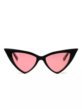 Солнцезащитные очки «кошачий глаз» Alexander McQueen Eyewear, черный