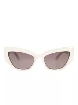 Солнцезащитные очки «кошачий глаз» Balenciaga Eyewear, белый