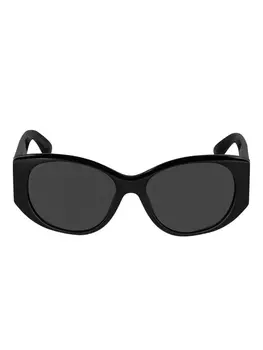 Солнцезащитные очки «кошачий глаз» Balenciaga Eyewear, черный