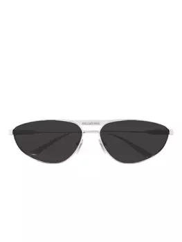 Солнцезащитные очки «кошачий глаз» Balenciaga Eyewear, серебряный