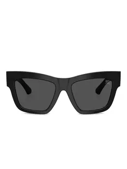 Солнцезащитные очки «кошачий глаз» Burberry Eyewear, черный