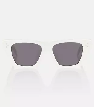 Солнцезащитные очки «кошачий глаз» Celine, белый