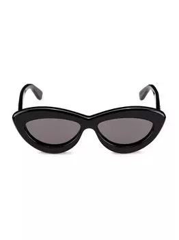 Солнцезащитные очки «кошачий глаз» Curvy 54 мм Loewe, черный