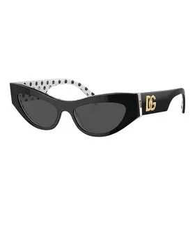 Солнцезащитные очки «кошачий глаз» Dolce & Gabbana, черный