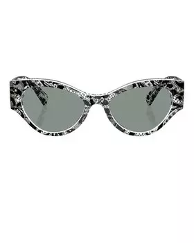 Солнцезащитные очки «кошачий глаз» Dolce & Gabbana, черный