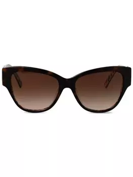 Солнцезащитные очки кошачий глаз Dolce & Gabbana Eyewear, коричневый