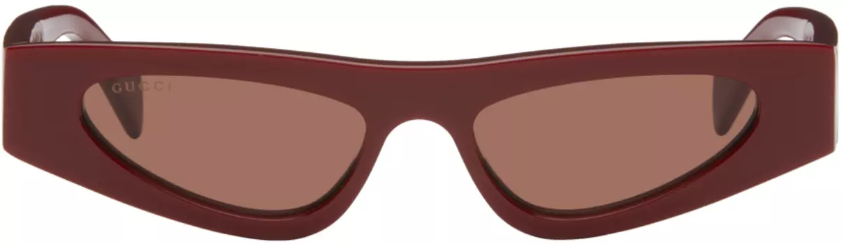 Солнцезащитные очки «кошачий глаз» Gucci, Burgundy