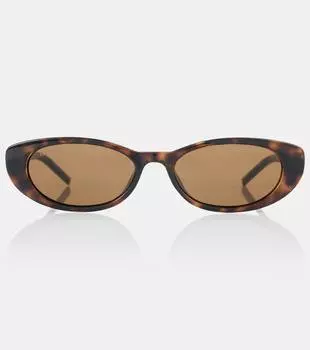 Солнцезащитные очки «кошачий глаз» Gucci, цвет havana-havana-brown
