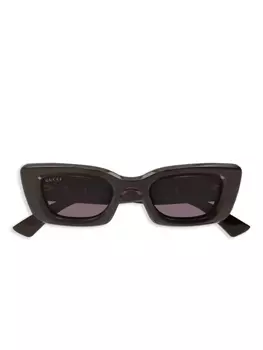 Солнцезащитные очки «кошачий глаз» Gucci Eyewear, черный