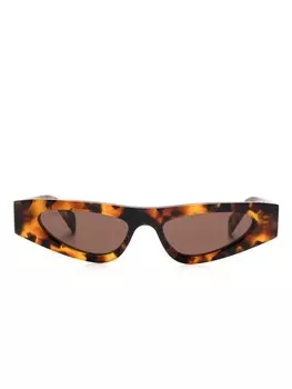 Солнцезащитные очки кошачий глаз Gucci Eyewear, коричневый