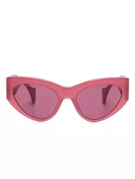Солнцезащитные очки кошачий глаз Gucci Eyewear, розовый