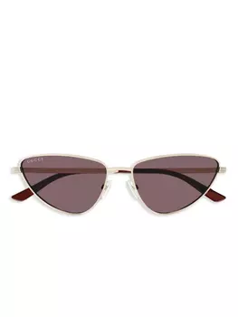 Солнцезащитные очки «кошачий глаз» Gucci Eyewear, золотой
