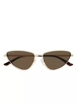 Солнцезащитные очки «кошачий глаз» Gucci Eyewear, золотой