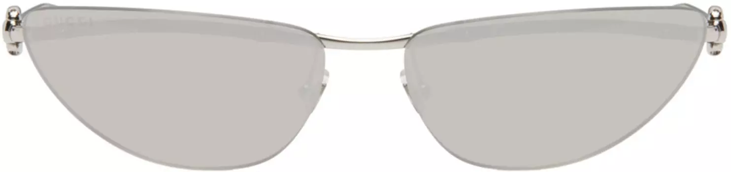 Солнцезащитные очки «кошачий глаз» Gucci, Silver