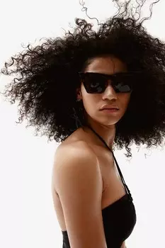 Солнцезащитные очки «кошачий глаз» H&M, коричневый