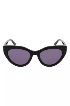 Солнцезащитные очки «кошачий глаз» Karl Lagerfeld, черный