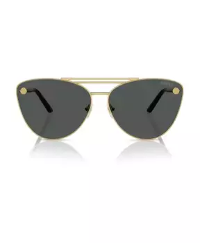 Солнцезащитные очки «кошачий глаз» культового дизайна Versace, желтый