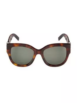 Солнцезащитные очки "кошачий глаз" Monogram 56MM из ацетата Saint Laurent