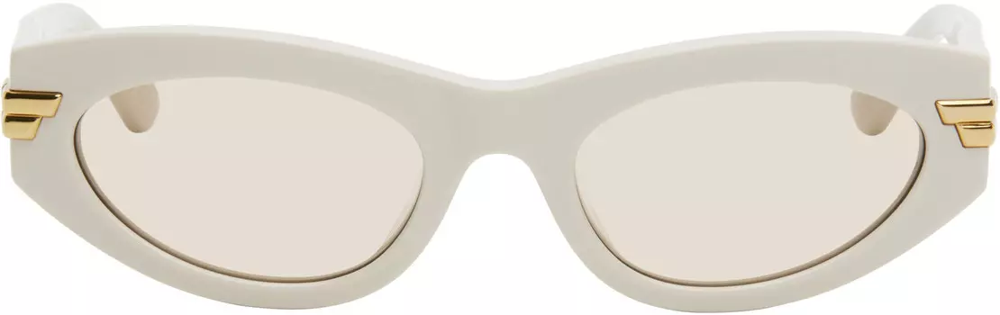 Солнцезащитные очки «кошачий глаз» Off-White Bold Ribbon Unapologetic Bottega Veneta