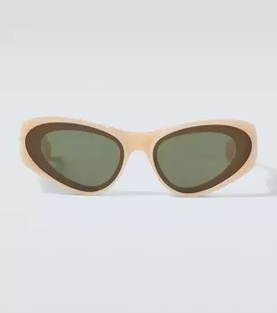 Солнцезащитные очки «кошачий глаз» Paula's Ibiza Loewe, Milky Ivory