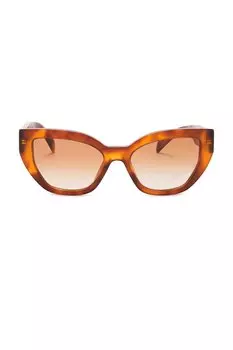 Солнцезащитные очки «кошачий глаз» Prada, коричневый