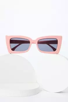 Солнцезащитные очки кошачий глаз розового цвета QUIZ Clothing