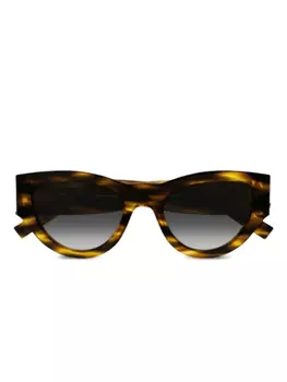 Солнцезащитные очки «кошачий глаз» Saint Laurent Eyewear, коричневый