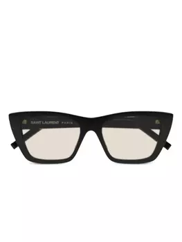Солнцезащитные очки «кошачий глаз» Saint Laurent Eyewear, черный