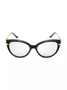 Солнцезащитные очки "кошачий глаз" Santos De Cartier 59 мм Cartier, черный