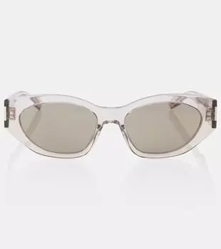 Солнцезащитные очки «кошачий глаз» sl 638 Saint Laurent, белый