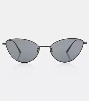 Солнцезащитные очки «кошачий глаз» x oliver peoples 1998c Khaite, черный
