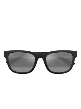 Солнцезащитные очки Kpi'I в квадратной оправе Maui Jim, черный