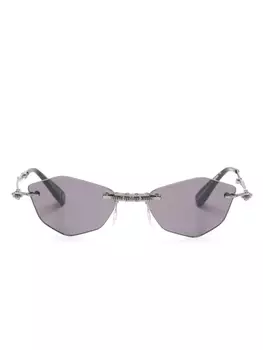 Солнцезащитные очки Kuboraum Maske H44, серебряный