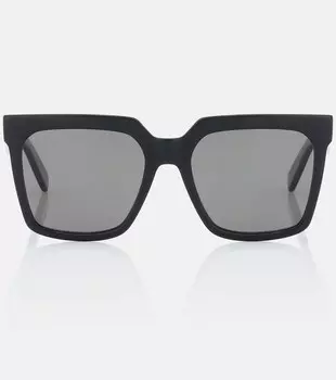 Солнцезащитные очки квадратной формы из ацетата Celine, черный