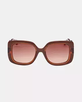 Солнцезащитные очки квадратной формы Max&Co, коричневый