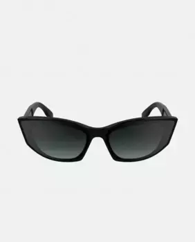 Солнцезащитные очки квадратной оправы из ацетата для женщин Karl Lagerfeld, черный