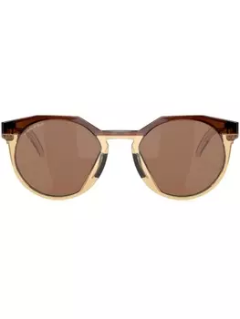 Солнцезащитные очки Kylian Mbapp Signature в круглой оправе Oakley, коричневый