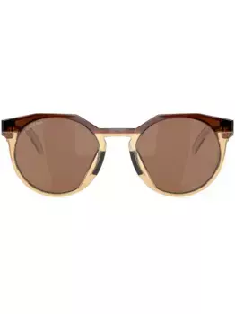 Солнцезащитные очки Kylian Mbapp Signature в круглой оправе Oakley, коричневый