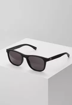 Солнцезащитные очки Lacoste, матовый черный