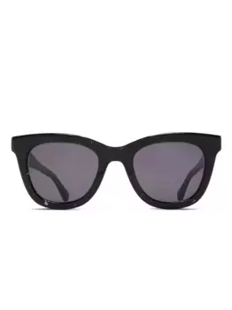 Солнцезащитные очки Laimi в квадратной оправе с мраморным эффектом Mykita, черный