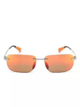Солнцезащитные очки Lanakila без оправы Maui Jim, серебяный